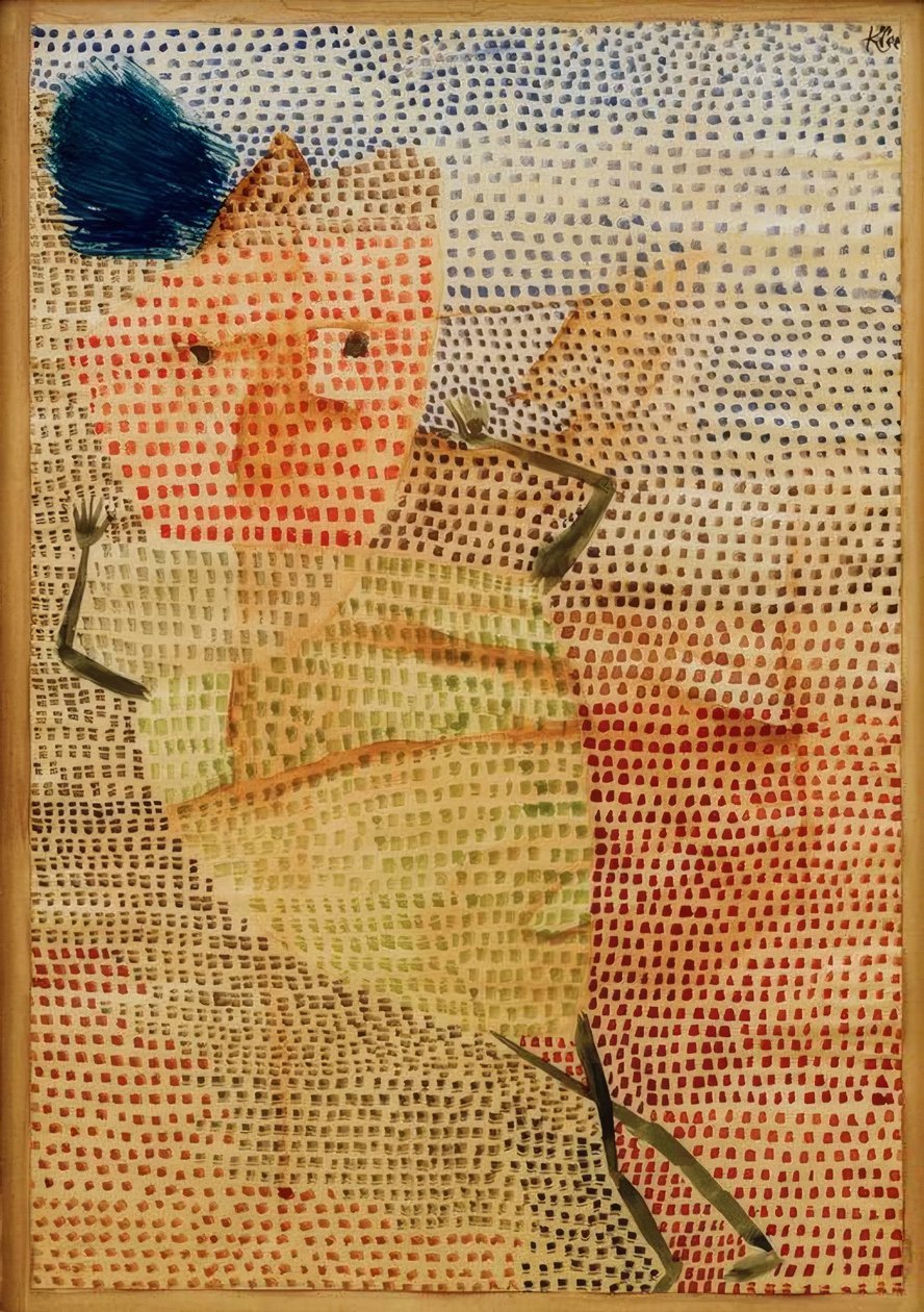 Maske Laus af Paul Klee