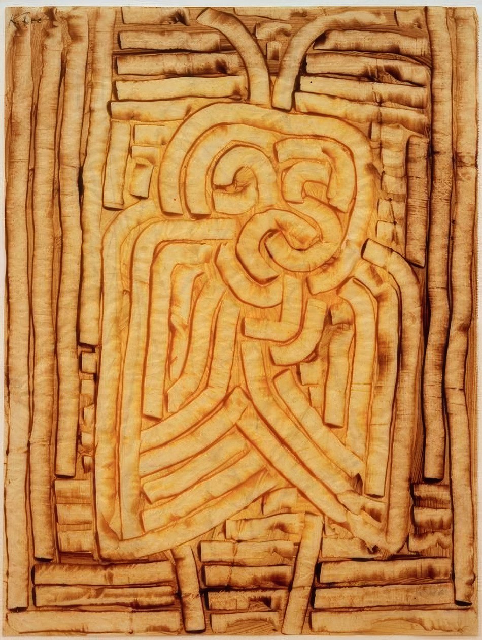 Maske Motte af Paul Klee