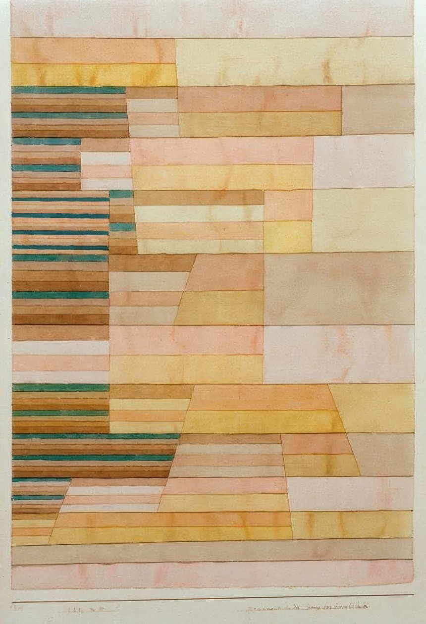 Monument på grænsen til frugtområdet af Paul Klee