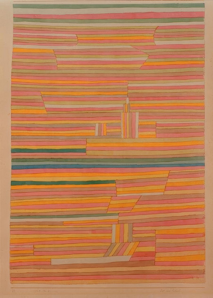 Placer på kanalen af Paul Klee