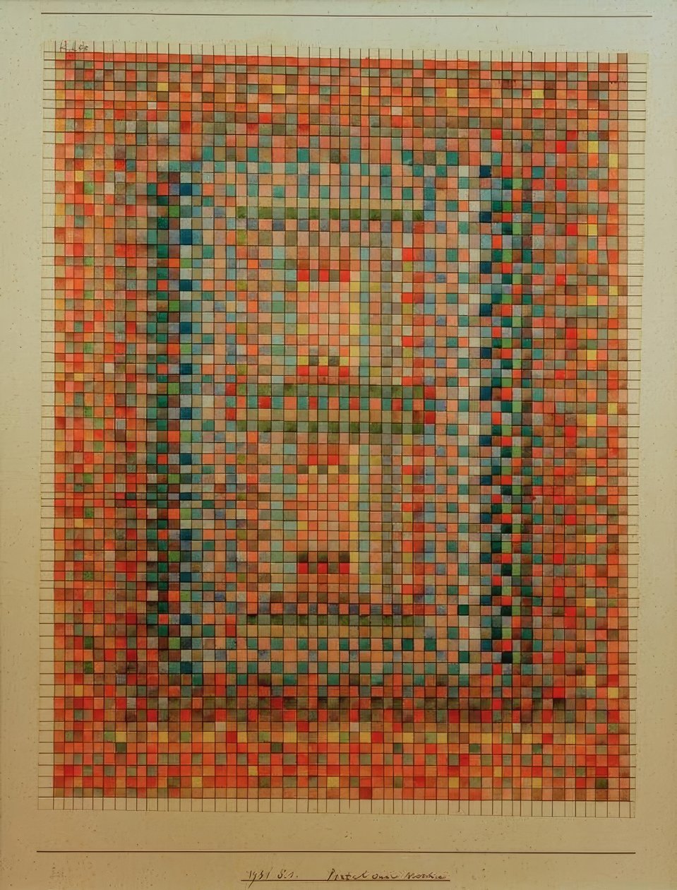 Portal af en moské af Paul Klee
