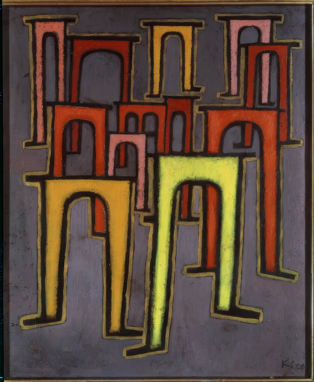 Revolution des Viaduct af Paul Klee