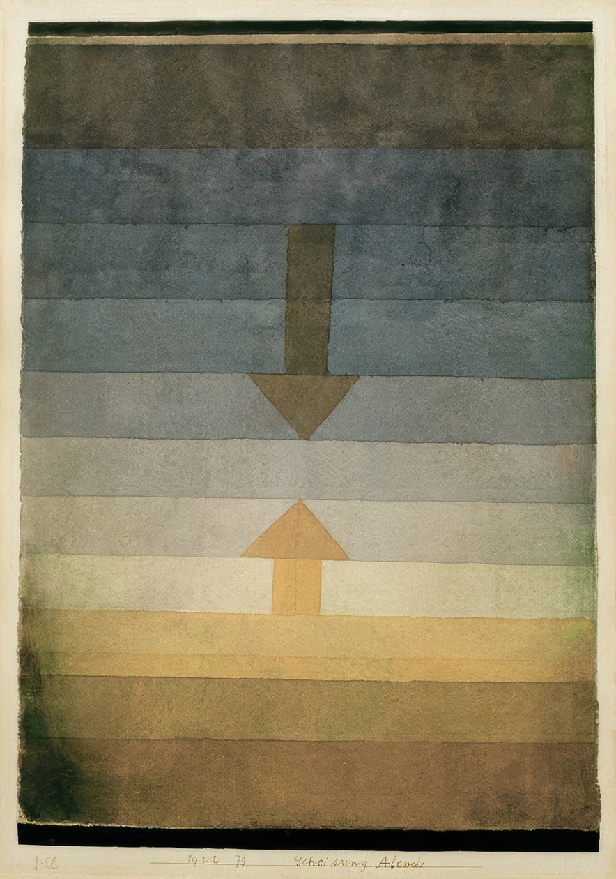 Aften om skilsmisse af Paul Klee