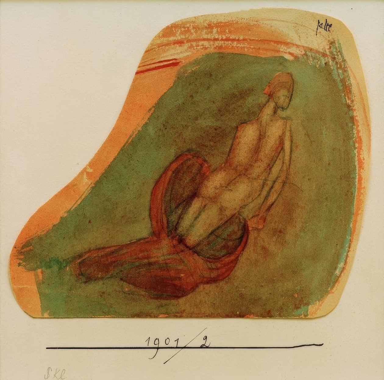 Flydende nåde (pompeiansk stil) af Paul Klee