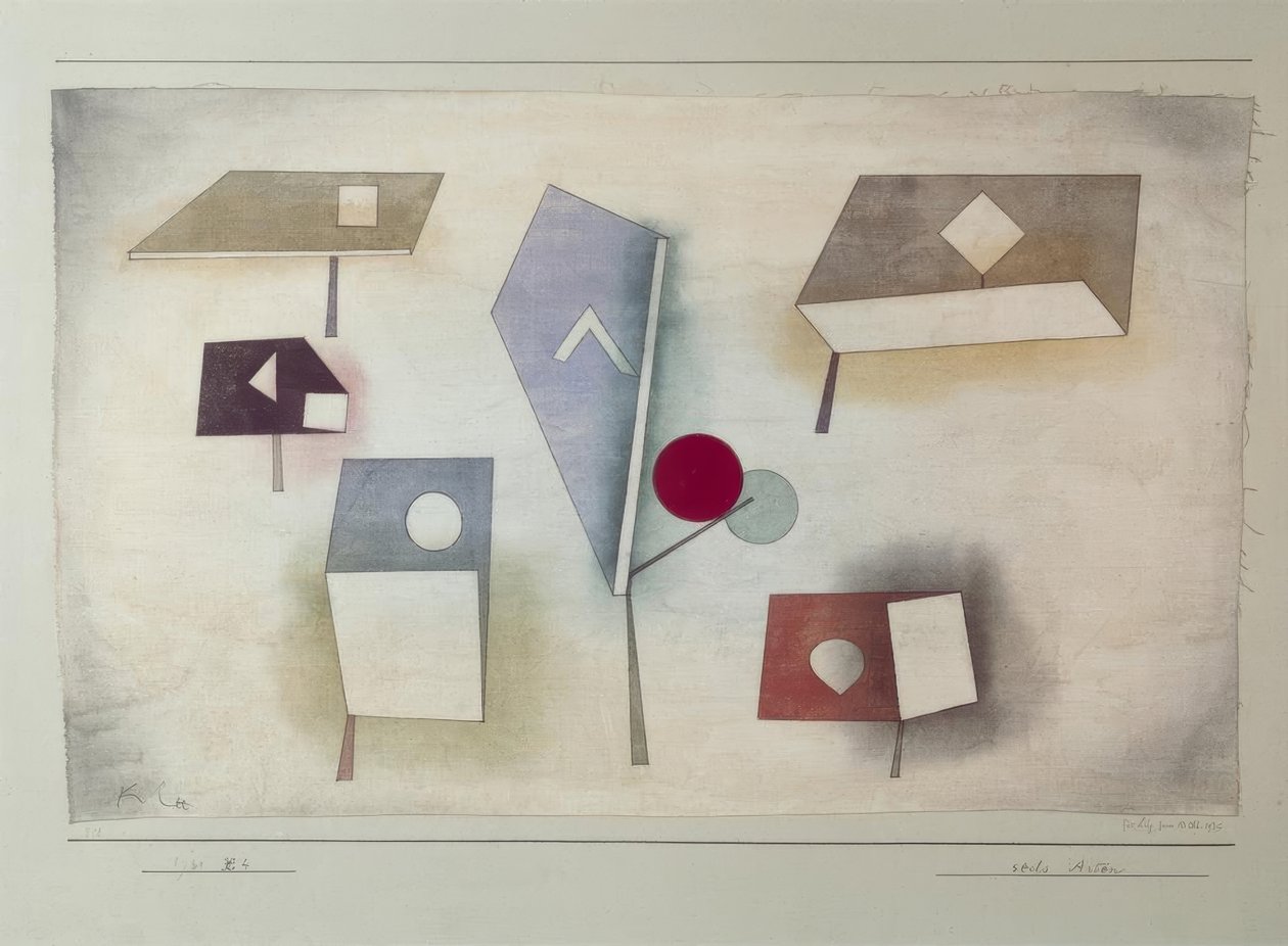 Seks typer af Paul Klee