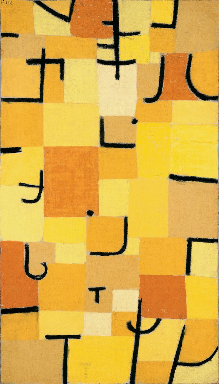 Tegn i gul af Paul Klee