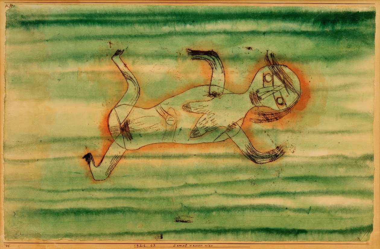 Sumpvand havfrue af Paul Klee