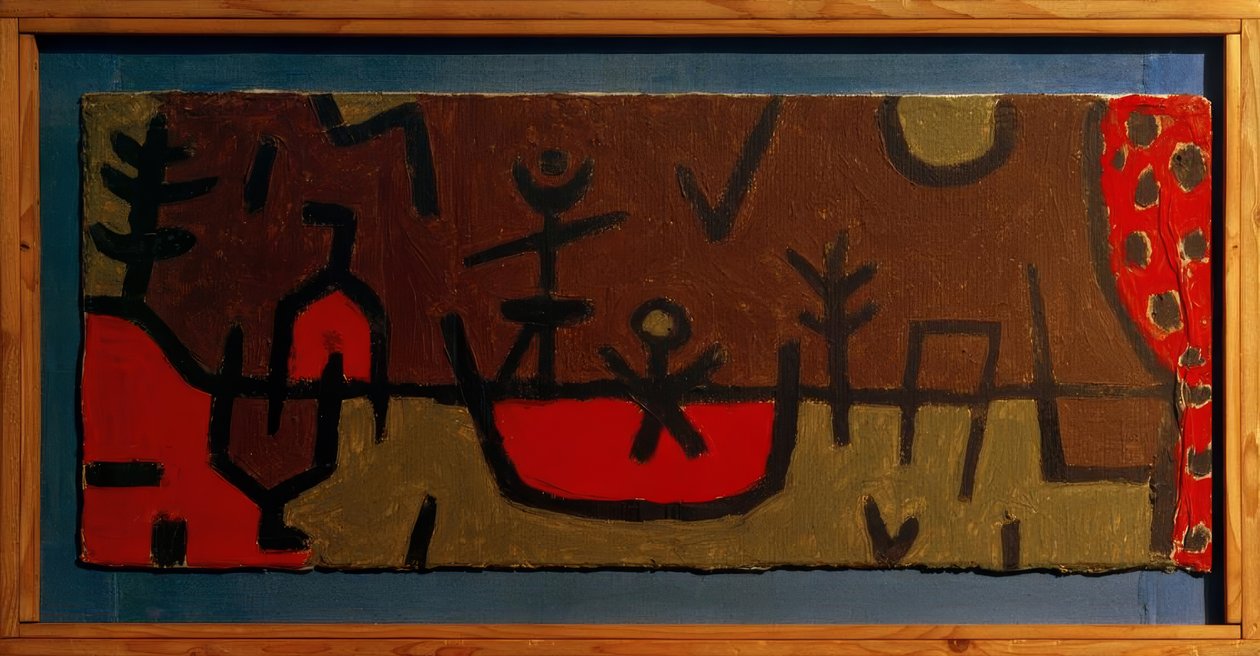 Dam i parken af Paul Klee