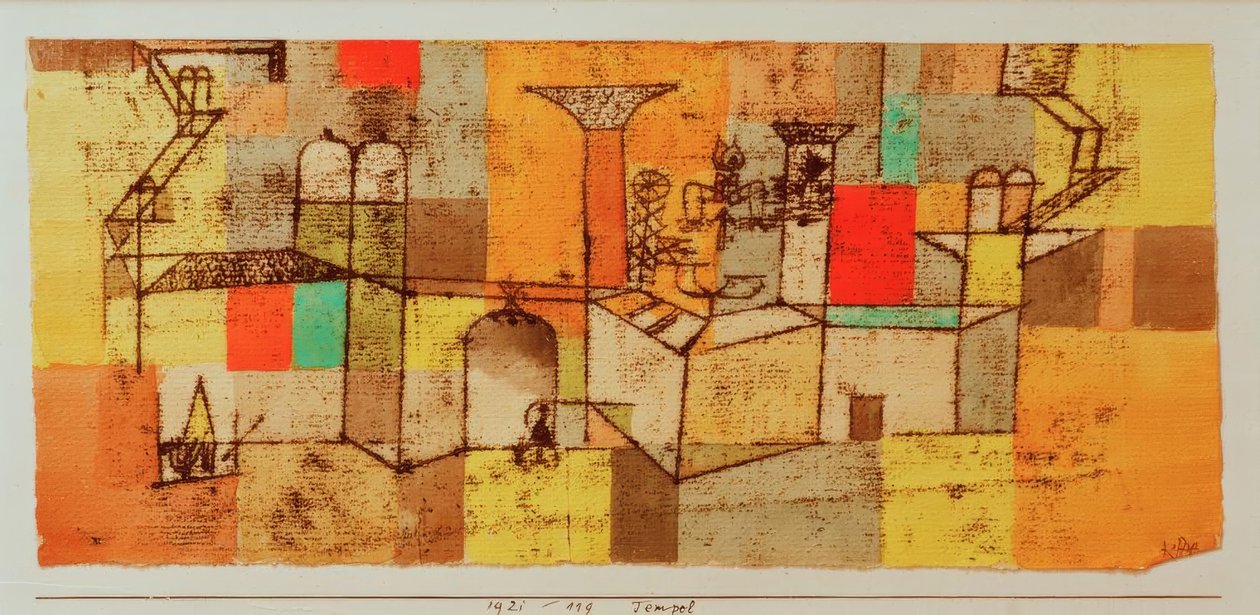 tempel af Paul Klee