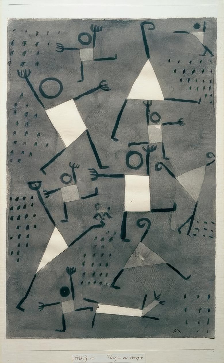 Danser af frygt af Paul Klee