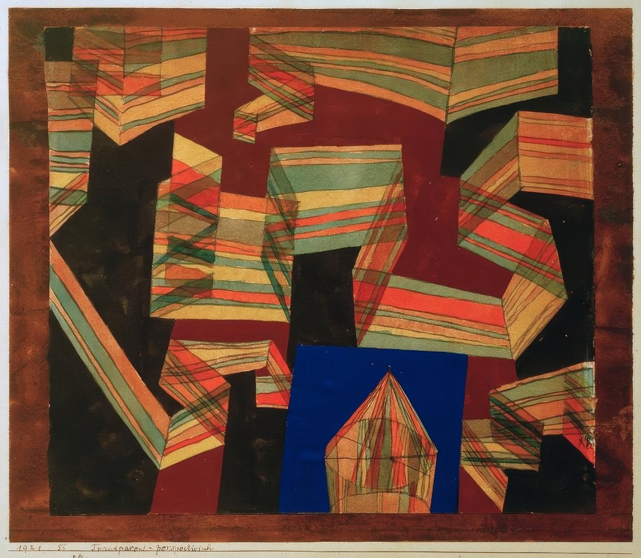 Gennemsigtigtperspektiv af Paul Klee