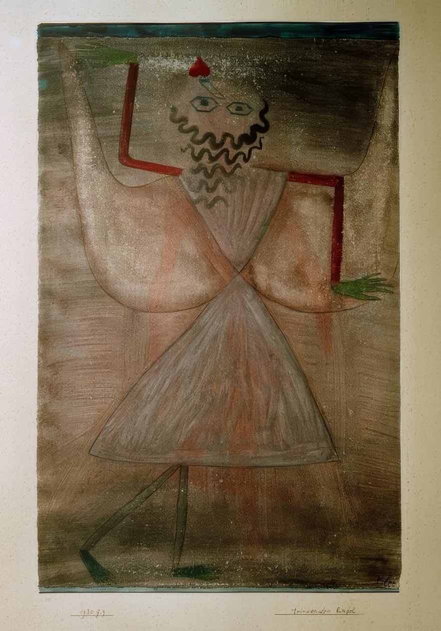 Drikkende engel af Paul Klee