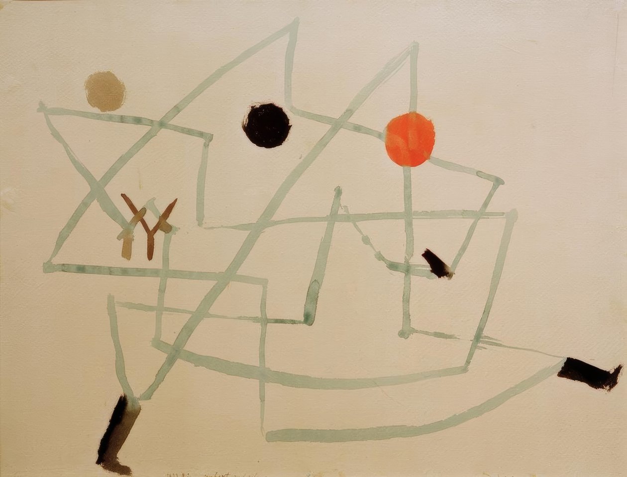 Forhekset og i en fart af Paul Klee