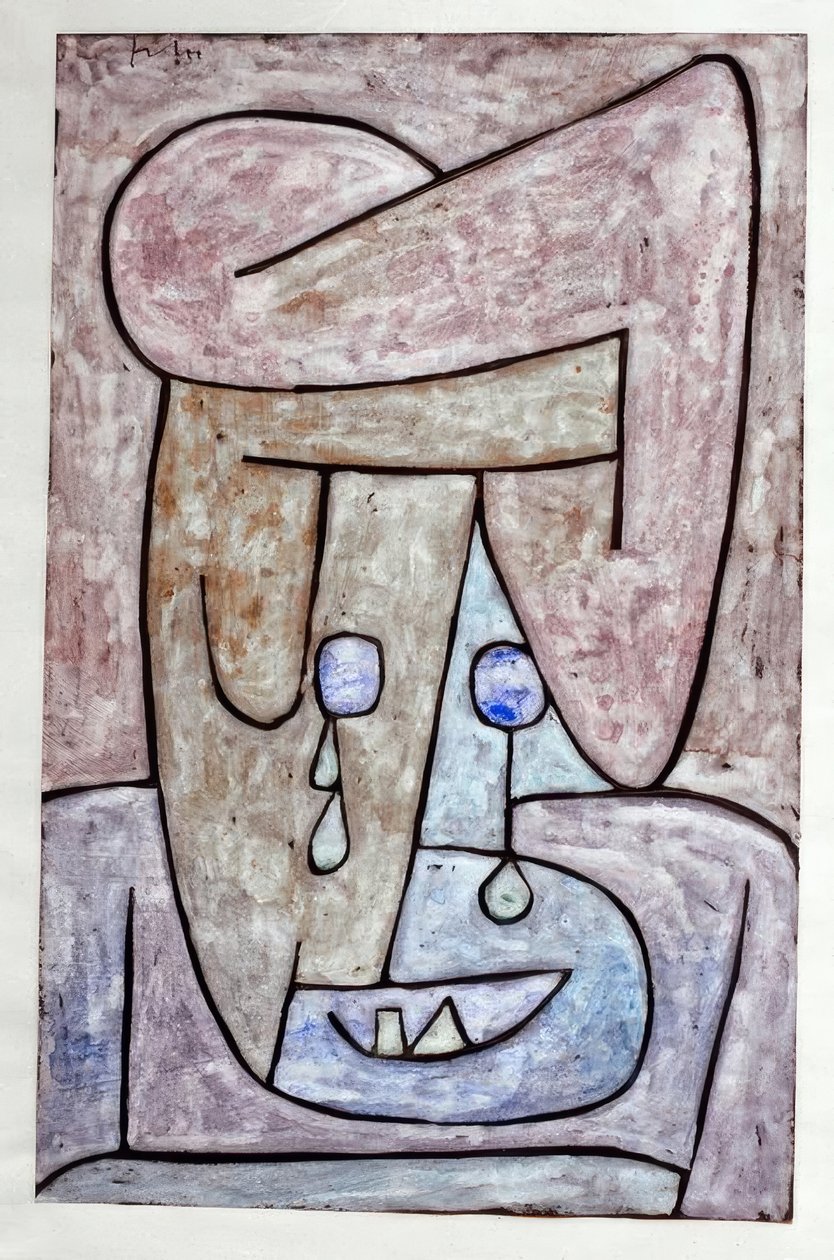 Grædende kvinde af Paul Klee