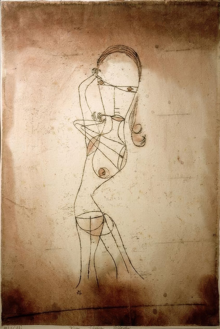 Viden, tavshed, forbigående af Paul Klee