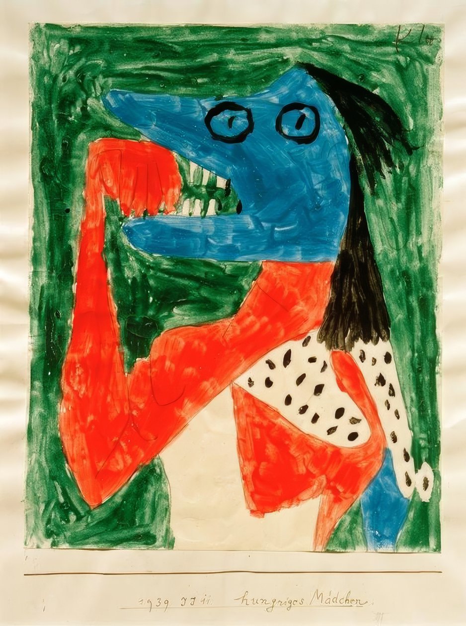 sulten pige af Paul Klee