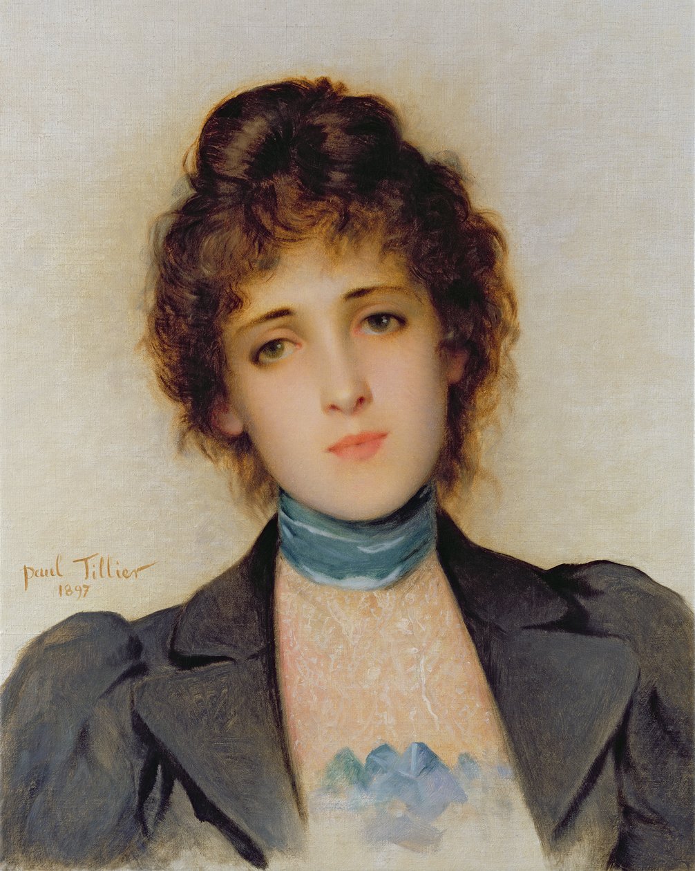 Portræt af en kvinde, 1897 af Paul Prosper Tillier