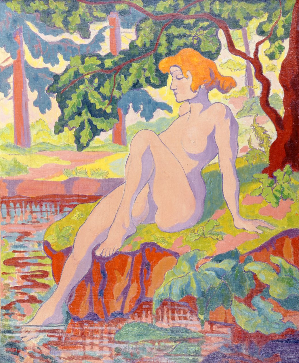 Bademanden, 1898 af Paul Elie Ranson