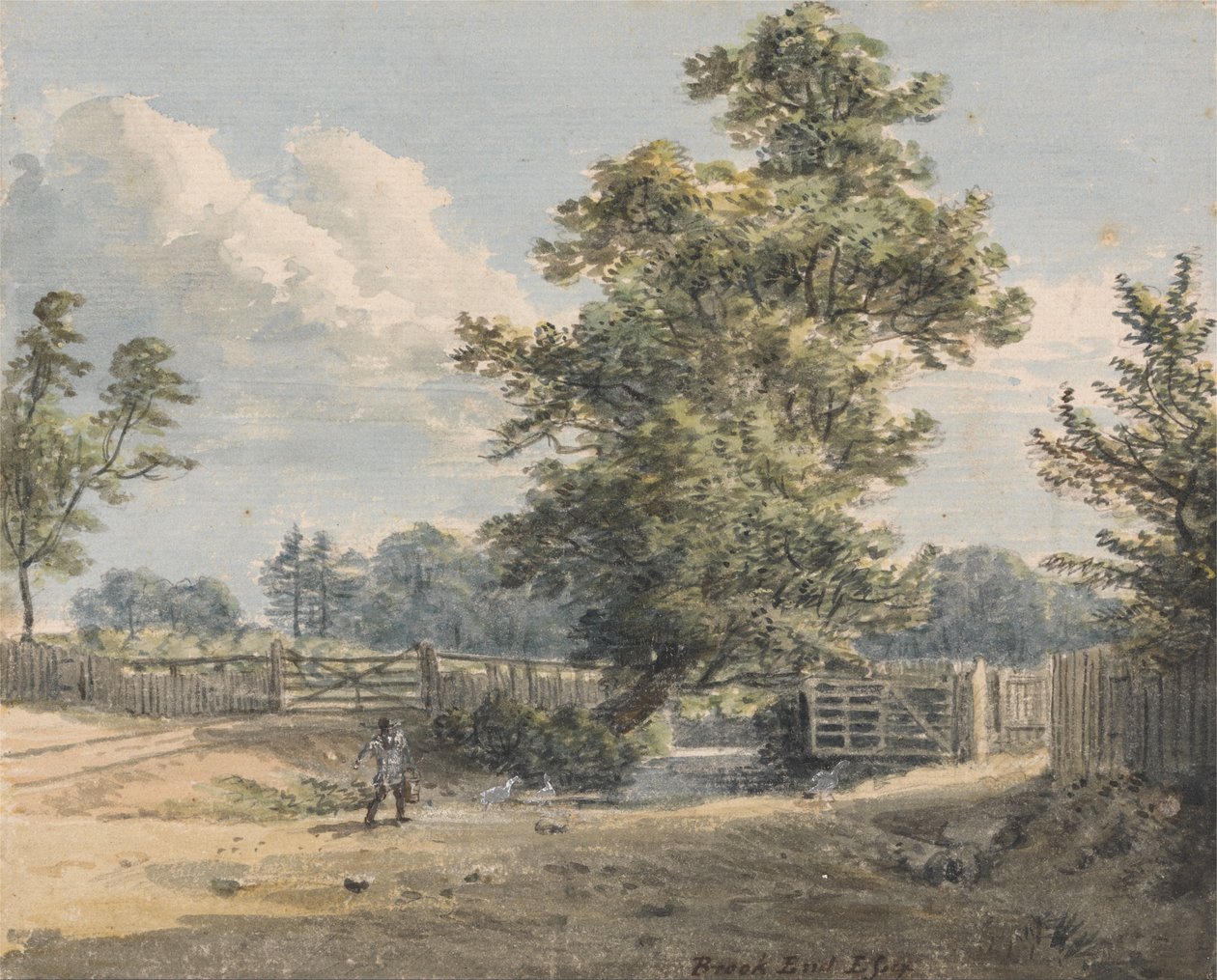 Brook End, Essex af Paul Sandby