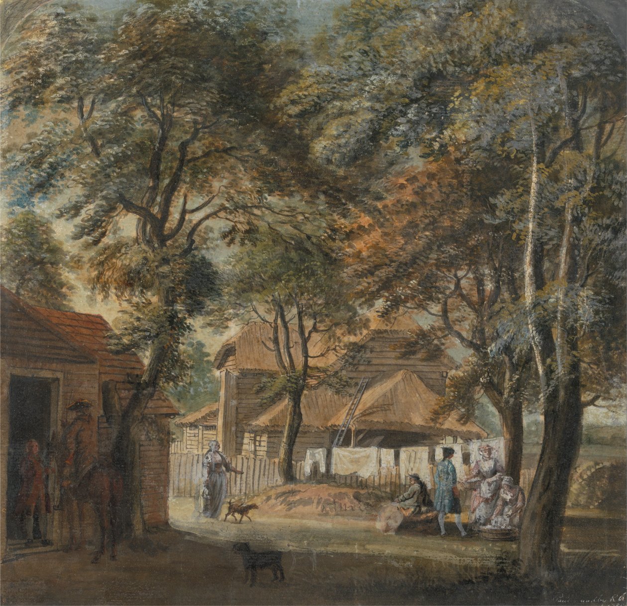 Halfway House, Sadlers Wells af Paul Sandby