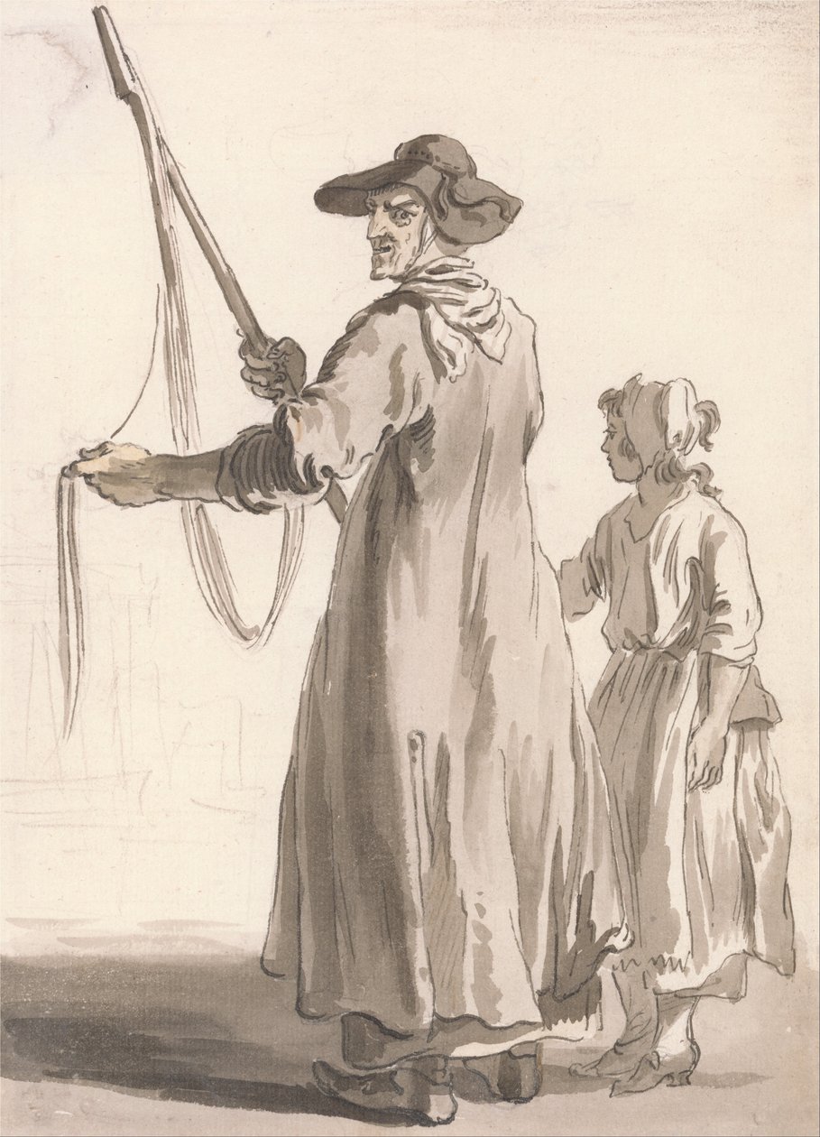 London Cries- En blonder sælger af Paul Sandby