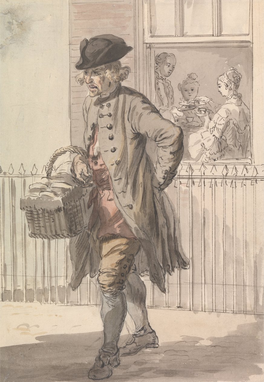 London Cries- A Muffin Man af Paul Sandby