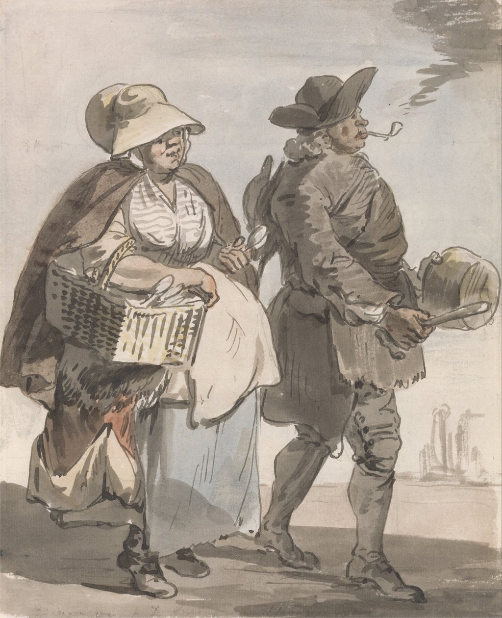 London Cries- Vil du have nogen skeer ... af Paul Sandby