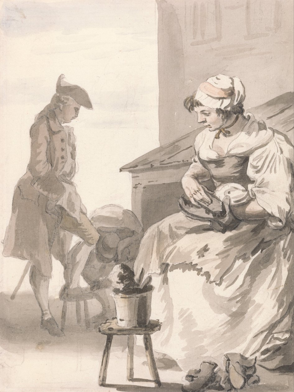 London Cries- Sko-rengøringsmiddel af Paul Sandby