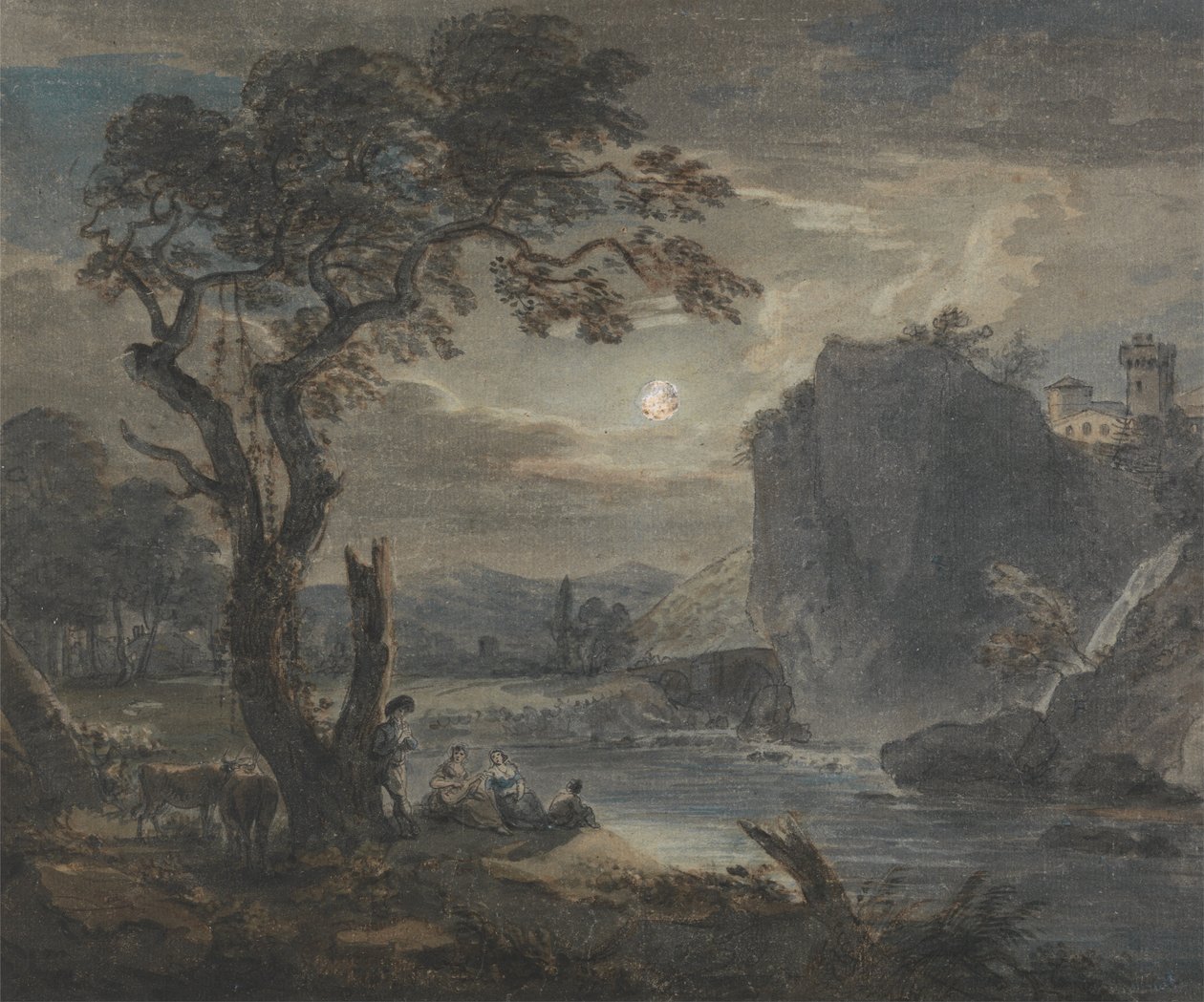 Musik fra Moonlight af Paul Sandby