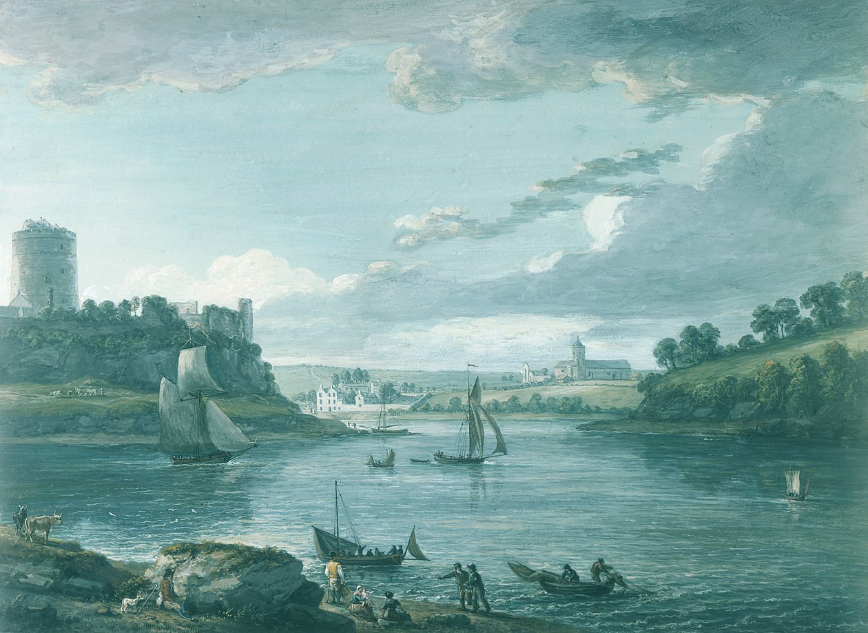 Pembroke Castle af Paul Sandby