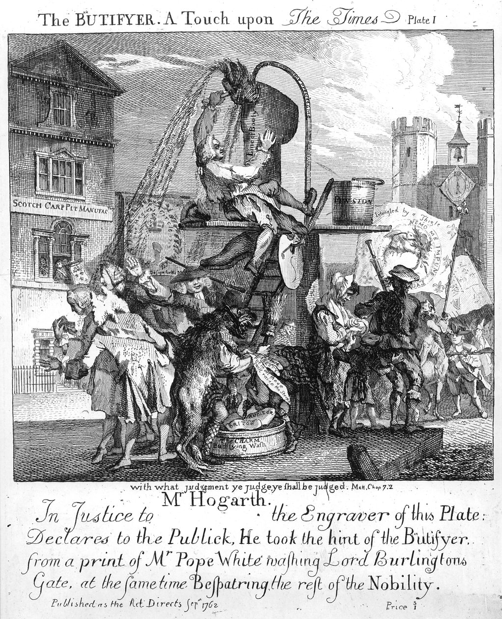 The Butifyer, A Touch upon The Times, 1762 af Paul Sandby
