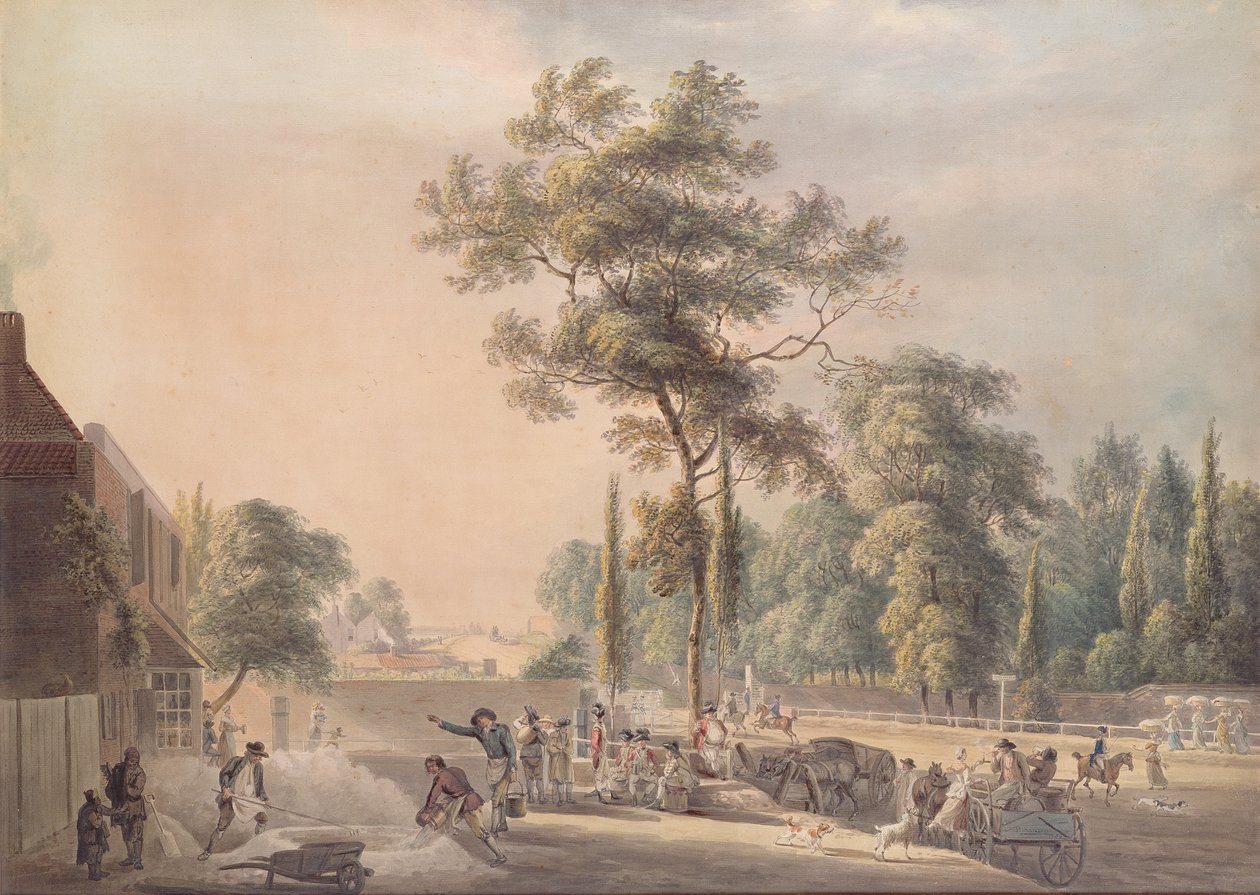 Den gamle svane, Bayswater af Paul Sandby
