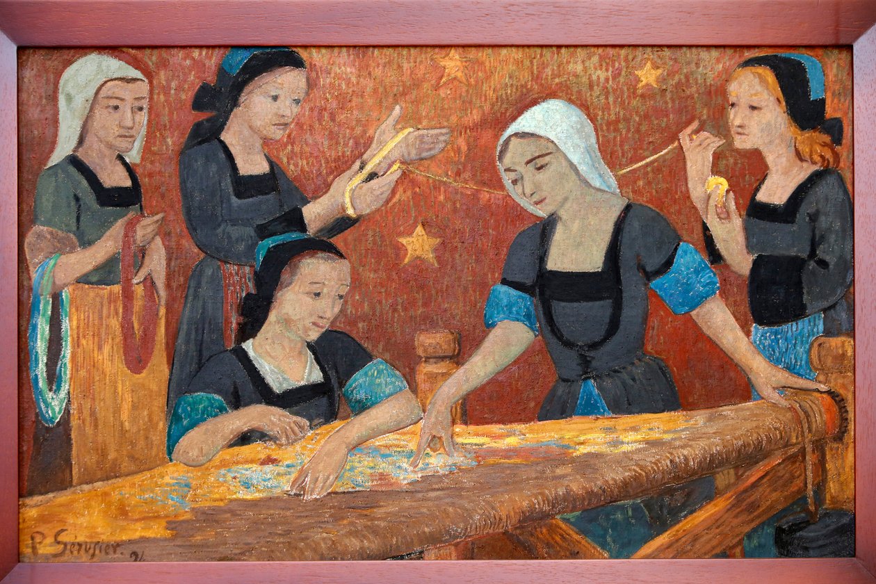 Tapetet, de fem vævere, 1924 af Paul Sérusier