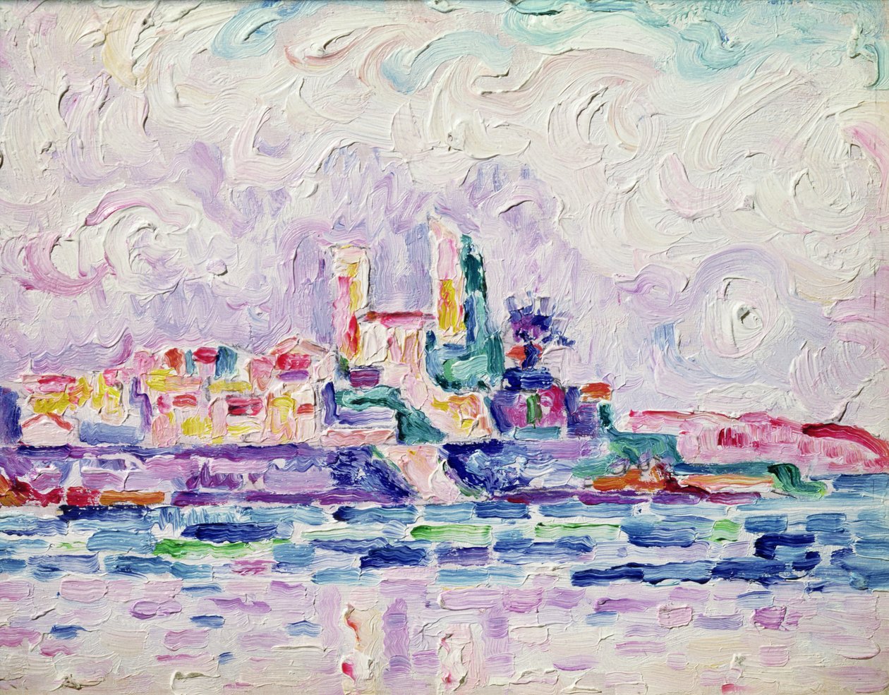 Antibes (studie), 1918-19 af Paul Signac