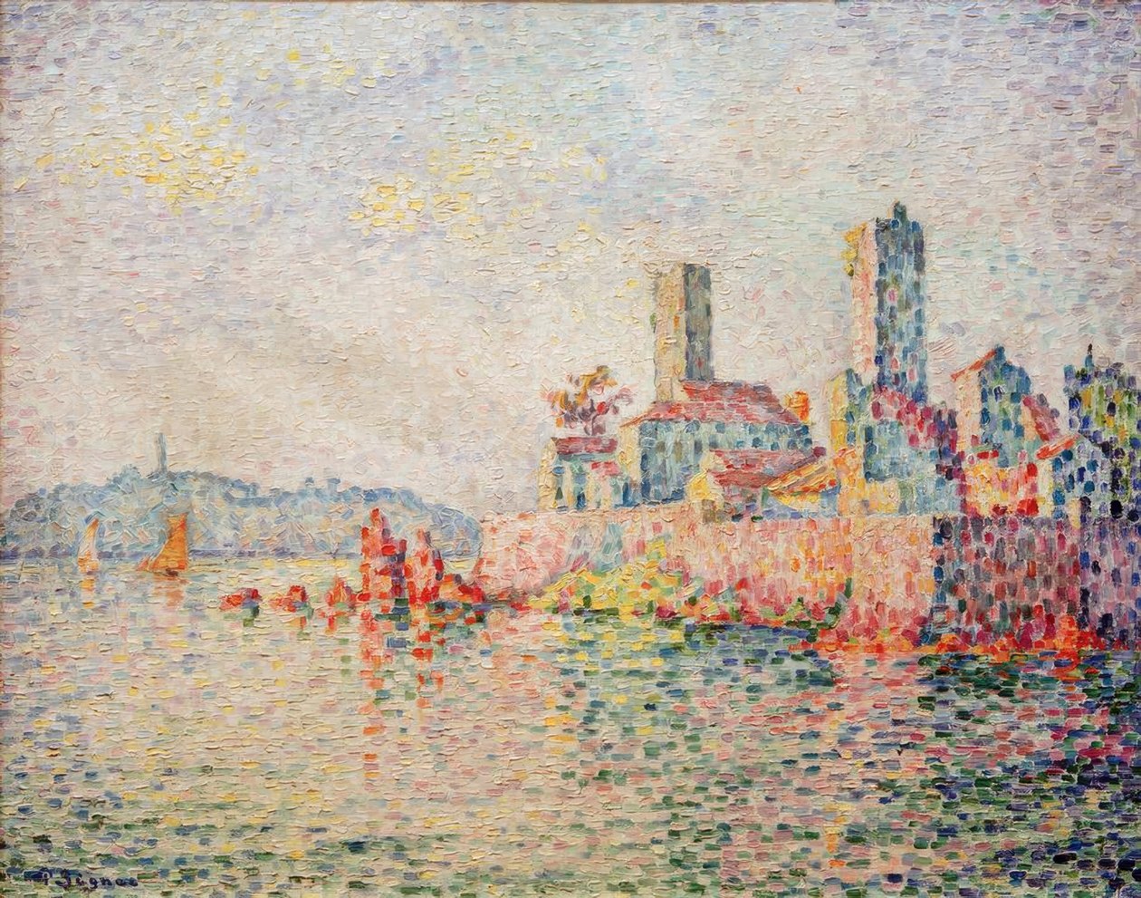 Antibes, tårnene af Paul Signac