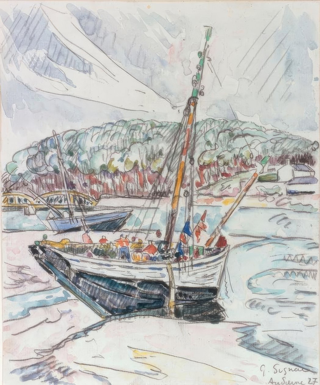 Audierne af Paul Signac