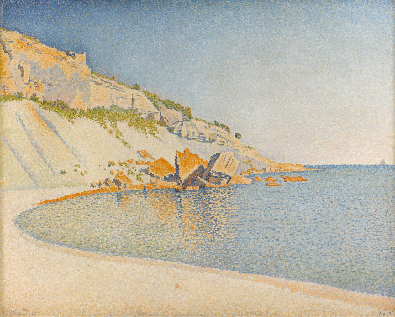 Cassis, Cap Lombard, Opus 196 af Paul Signac