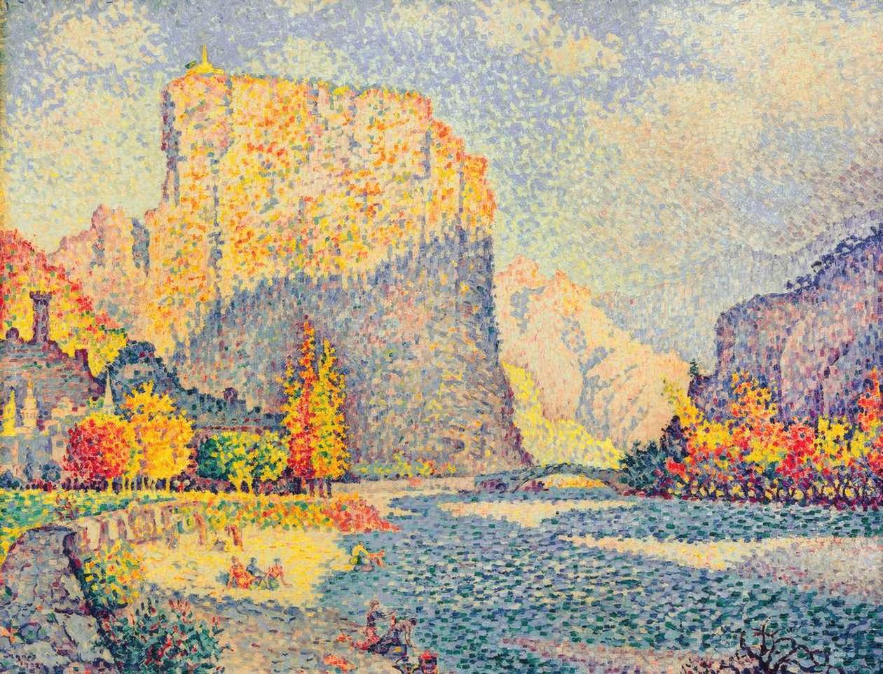 Castellane af Paul Signac