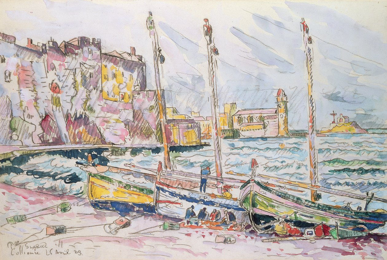 Collioure, 1929 af Paul Signac