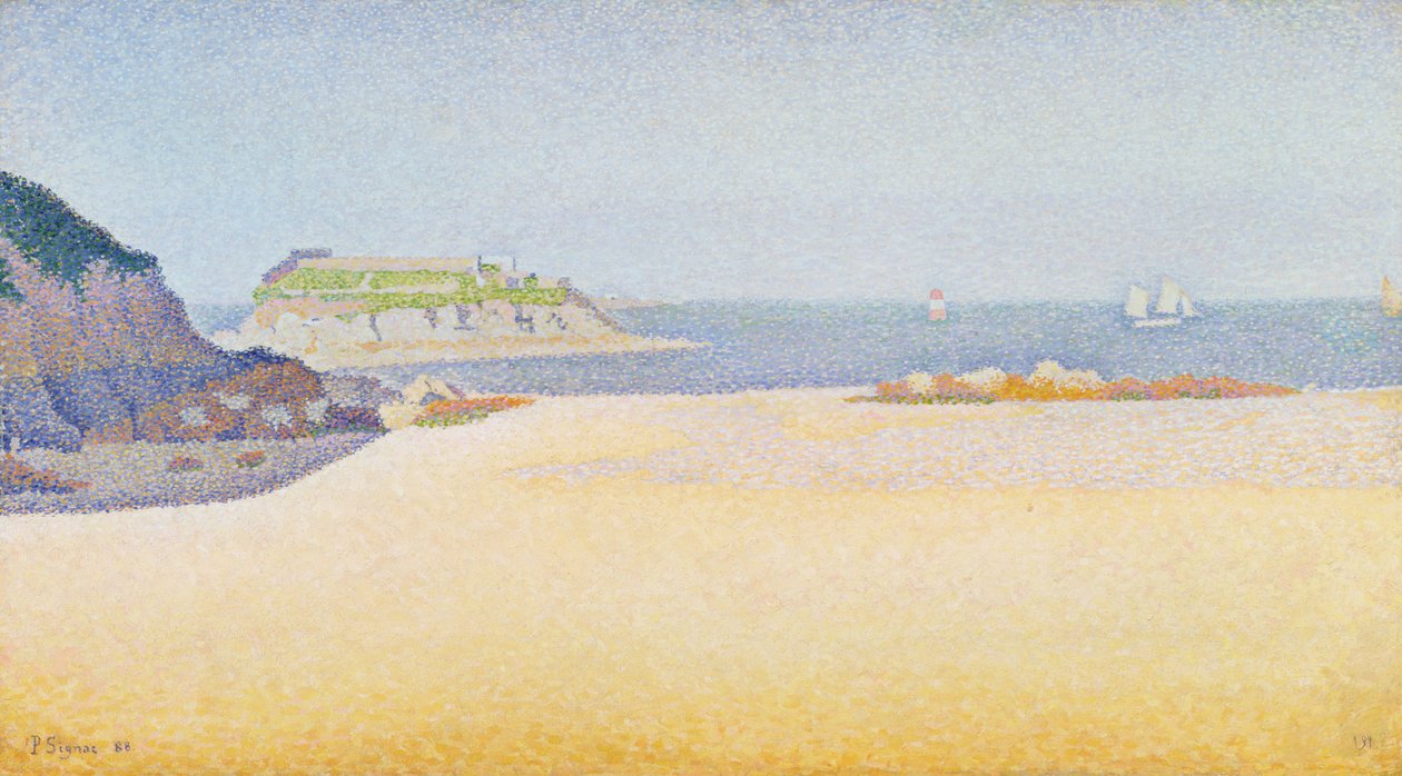 Ile la Comtesse, Pontrieux, 1888 af Paul Signac