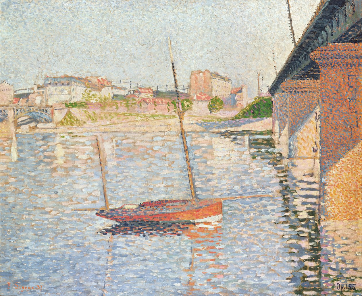 Le Clipper, Asnieres, 1887 af Paul Signac