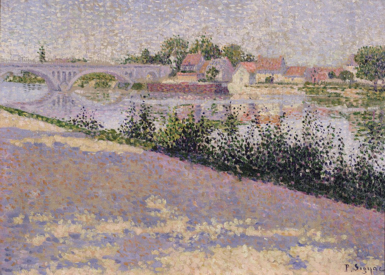 Les Andelys, Port Morin, 1886 af Paul Signac