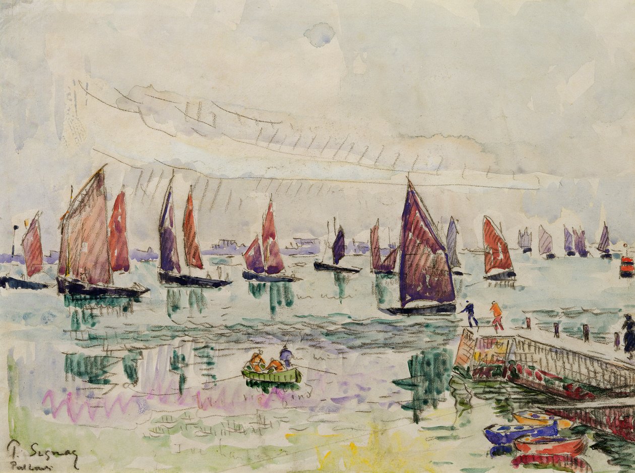 Port St. Louis af Paul Signac