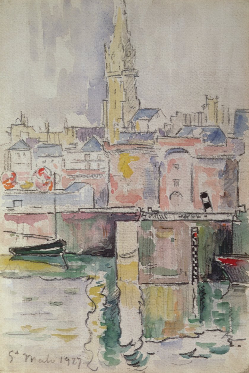St. Malo, 1927 af Paul Signac