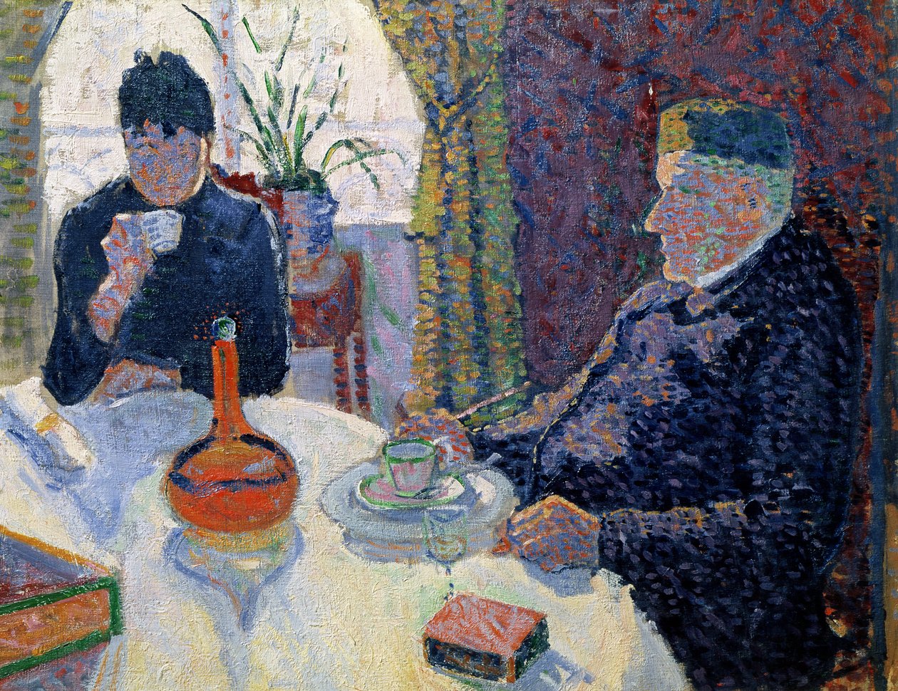 Studie til Spisestuen, ca. 1886 af Paul Signac