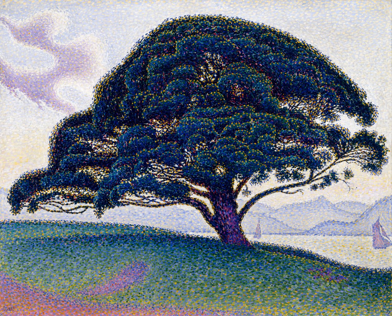 The Bonaventure Pine, 1893 af Paul Signac