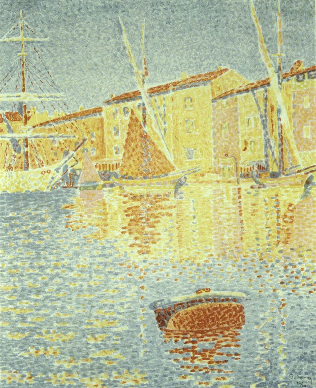 Bøjen, 1894 af Paul Signac
