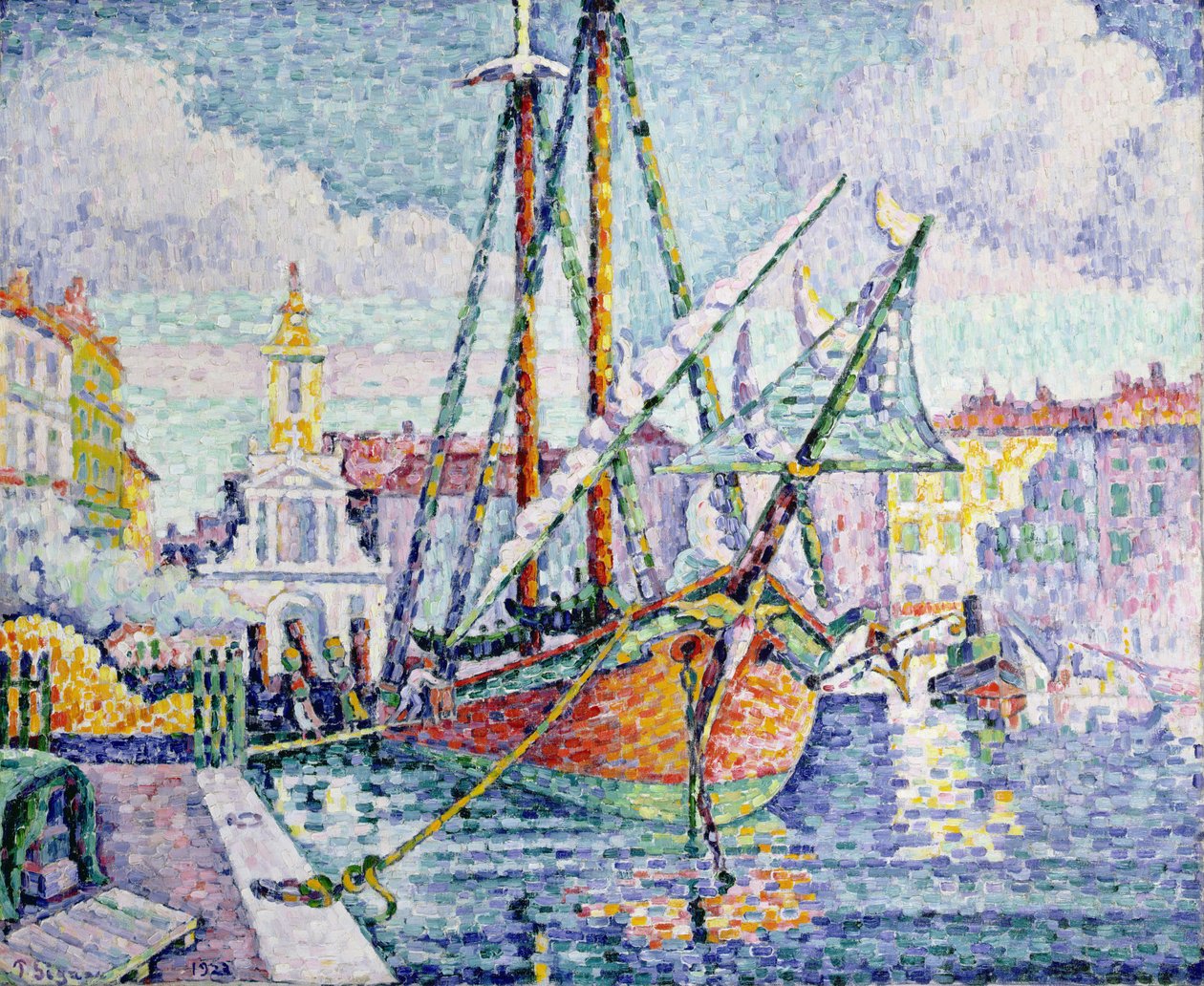 Havnen, 1923 af Paul Signac