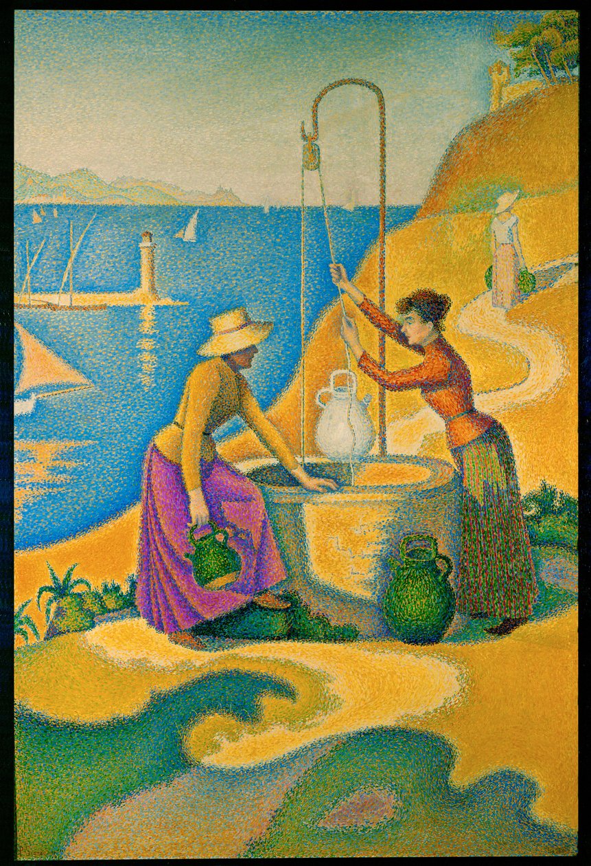Kvinder ved brønden af Paul Signac