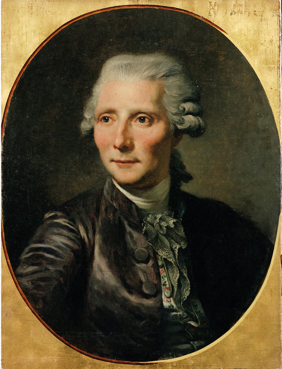 Portræt af Pierre Augustin Caron de Beaumarchais (1732-99) efter et maleri af Jean Baptiste Greuze af Paul Soyer